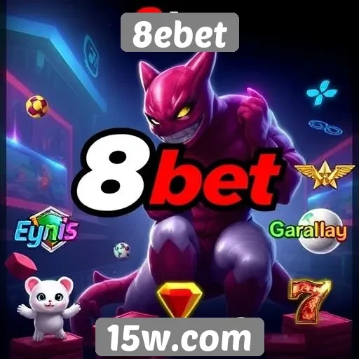 Variedade de jogos disponíveis no 8ebet